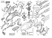 Bosch 0 600 845 E68 AHS 600-24 ST Hedge Trimmer 230 V / GB Spare Parts AHS600-24ST